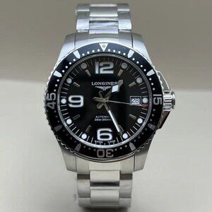 Longines Men's black watch